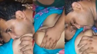 Brother-in-law Hungrily Suckles His Sister-in-law’s Full Breasts In Steamy Bengali Adult Scene
