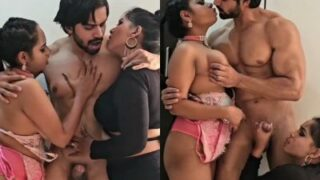 Raging Threesome: One Stud Dominates Two Wild Vixens