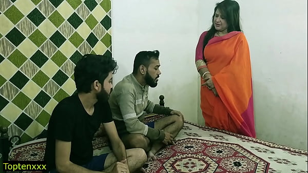 Passionate Mature Seductress And Eager Young Men In A Steamy Hindi Threesome