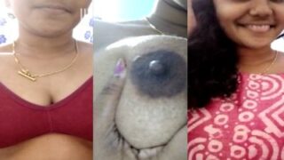 Hot Malayali Babe Flashes Her Huge Tits In Desi Sex