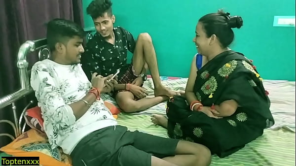 Indian Wife Shared With Friend, Real Dirty Hindi Sex