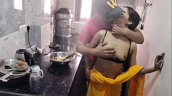Hot Desi Bhabhi Fucks Her Husband In The Kitchen
