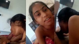 Desi Sex Scene Where A Cute Odia Girl Pleasures Her Lover With A Deep, Wet Blowjob