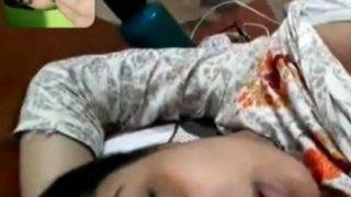 Hot Indian Babe’s Steamy Selfie Video Call