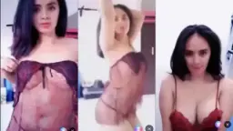 Kimaya Agata’s See-through Lingerie, Barely There, Teasing Every Curve.