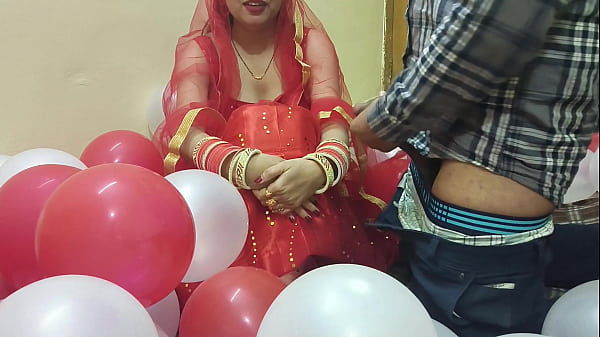 First Night Of My Sexy Desi Bride Getting Fucked Hard By Her Husband In Hindi
