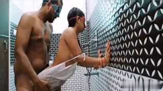 Nasty Desi Couple Raw Fucking In The Bathroom