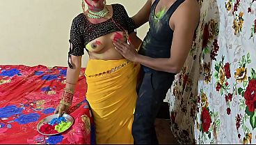 Dever Bhabhi Ki Holi Masti, Gili Gili Rang Aur Chudai Ki Saaf Hindi Audio
