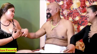 Forest Old Babu Romantic Fantasy Sex With Two Beautiful! Webseries Sex