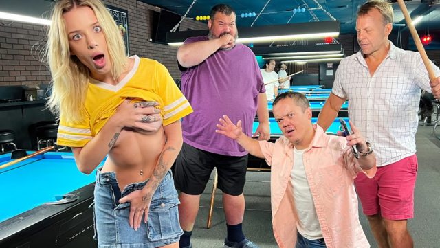Voyeur’s Paradise: Pool Hall Pussy And Cue Ball Tease