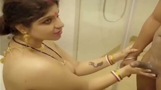 Watch My Hot Indian Bhabhi And Devar Fuck Hard In The Steamy Bathroom