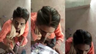 Watchman Gets A Fast, Dirty Mouth From A Horny Maid In A Desi Porno
